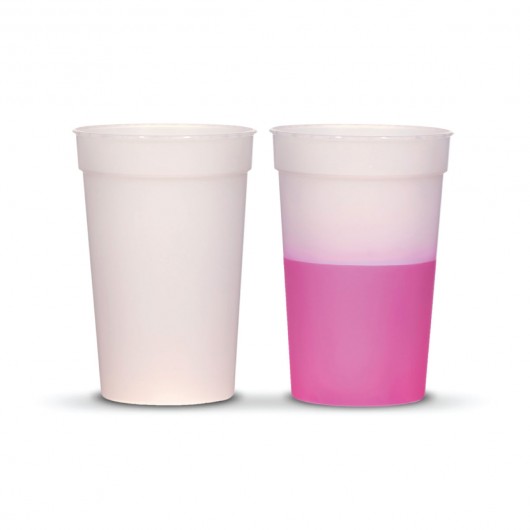 Colour Changing Cups pink